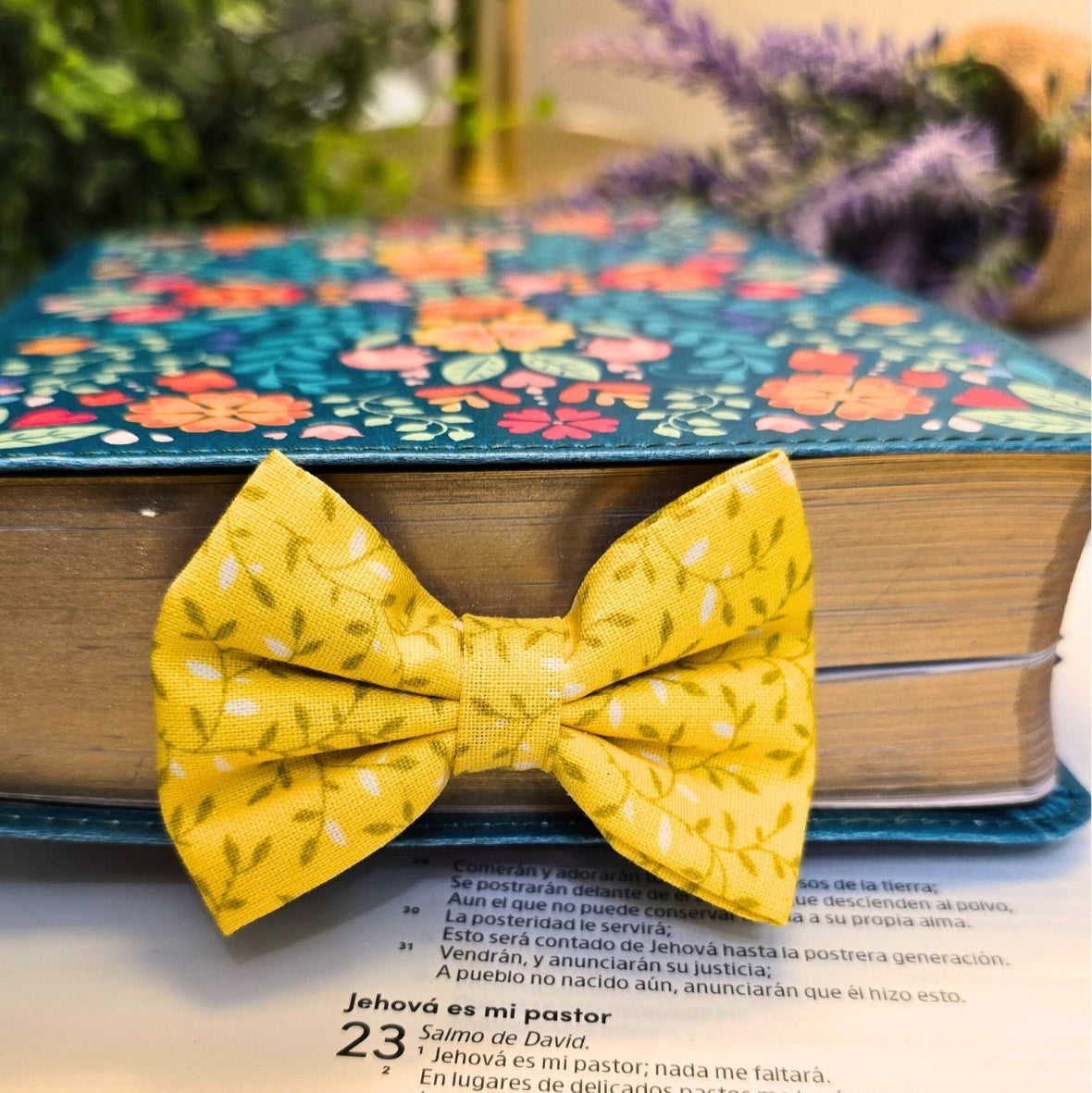 Yellow Bow Bookmark Clip – Cute Page Marker for Bible, Books, Planners & Journals