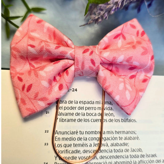 Pink Bookmark Clip – Stylish Metal Page Marker for Bible, Books, Planners & Journals