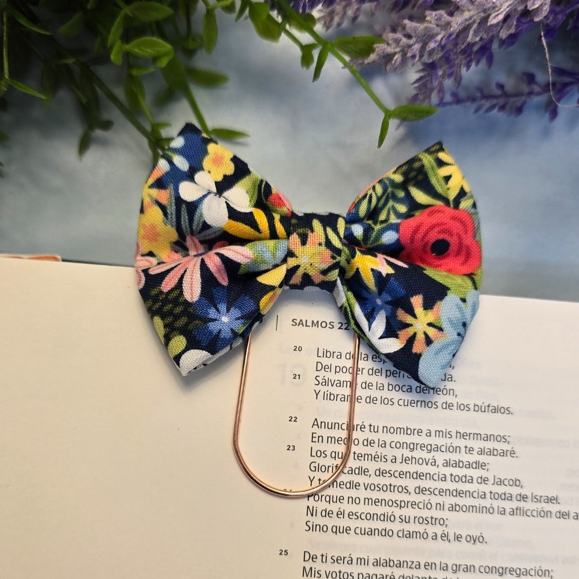Floral Bookmark Clip – Stylish Metal Page Marker for Books, Planners & Journals