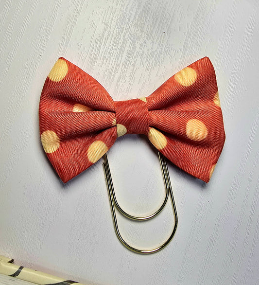 Fall Dots Bookmark Clip – Stylish Metal Page Marker for Books, Planners & Journals