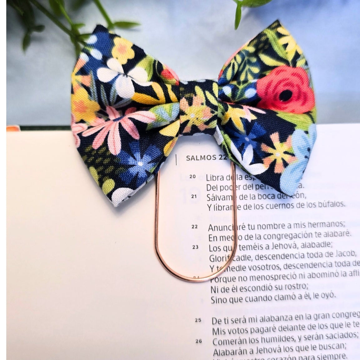 Floral Bookmark Clip – Stylish Metal Page Marker for Books, Planners & Journals